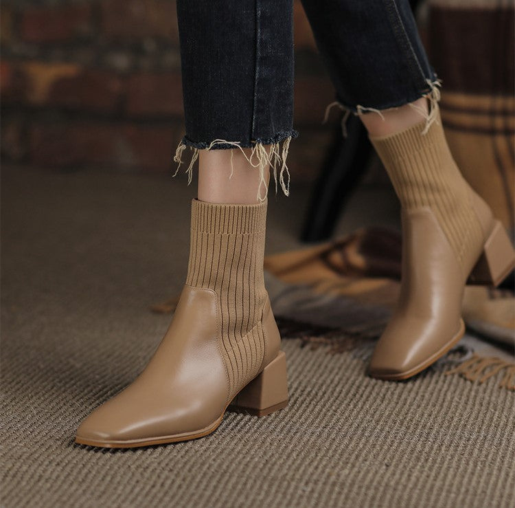 Dallas Bota Feminina Texana Western Cano Curto com Malha + Brinde Exclusivo