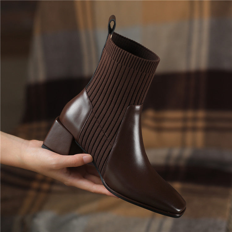 Dallas Bota Feminina Texana Western Cano Curto com Malha + Brinde Exclusivo