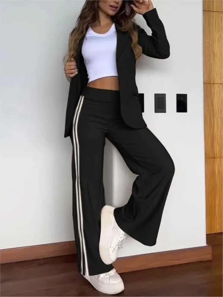 Conjunto Viena – Terno + Calça Feminino com Corte Europeu e Elegância Atual