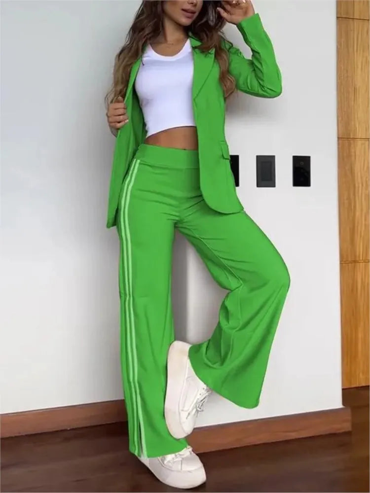Conjunto Viena – Terno + Calça Feminino com Corte Europeu e Elegância Atual